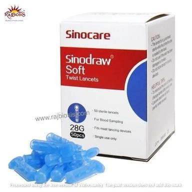 Blue Sinocare Safe Aq Blood Glucose Test Strip