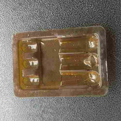 Golden Ampoule Blister Packaging Tray