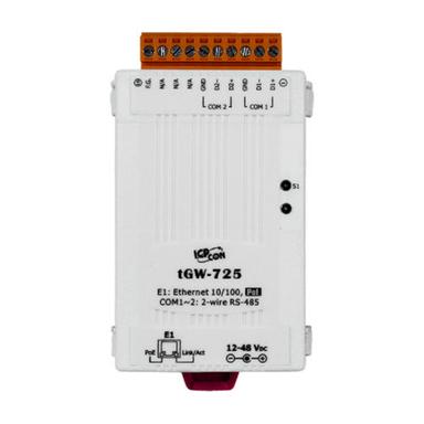 White Serial (2-Port Rs-485) To Ethernet Converter