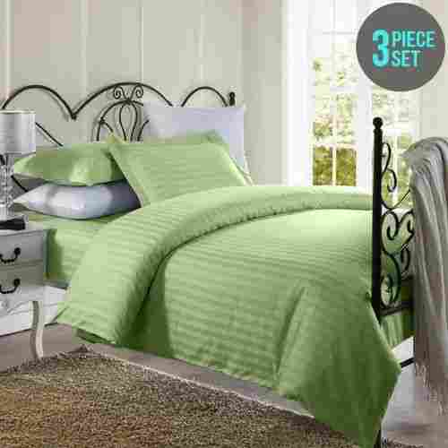 Green Bedsheet And Pillow