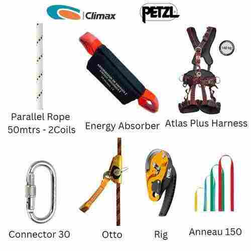 Rope Access Spiderman Safety Kit Glass Cleaning and Painting  Petzl And Climax
