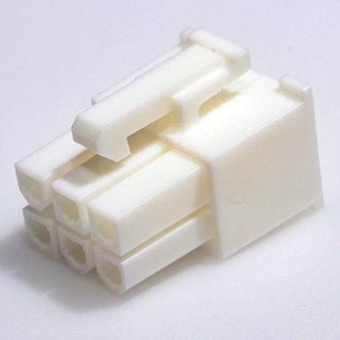 4.2Mm Receptacle Housing Nylon 4 Positions Dual Row Connector Application: Commercial