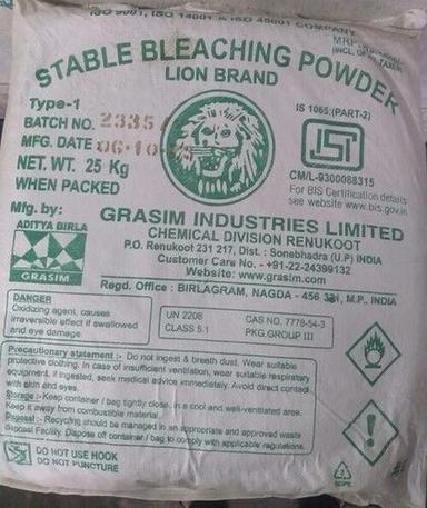 Bleaching Powder Application: Industrial