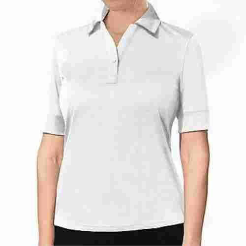 Ladies Polyester Polo T Shirt For Women