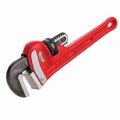 Red Adjustable Pipe Wrench