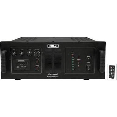 Black Uba 800Dp Dj And Pa Power Amplifiers With Digital Player