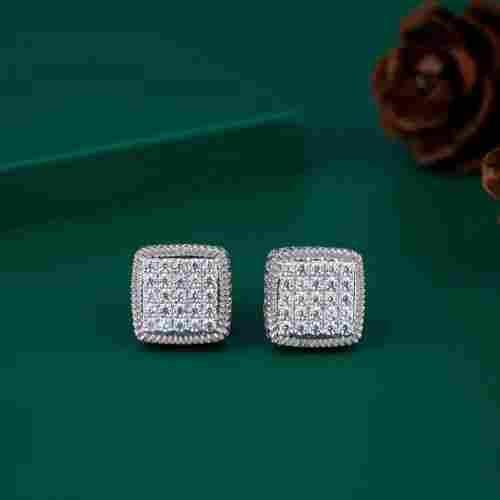 Ladies Gold Diamond Earring Set