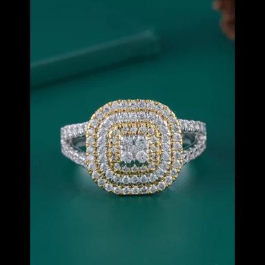Diamond Studded Gold Ring