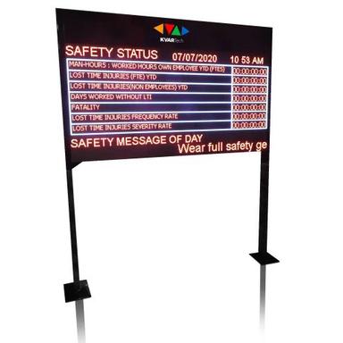 Safety And Environment Performance Display Application: Commercial