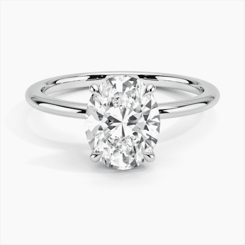 Oval Shape engagement ring