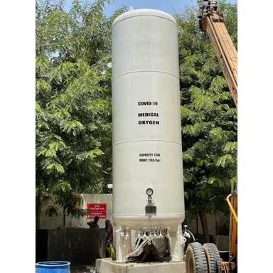 White Cryogenic Storage Tank 6Kl To 50Kl