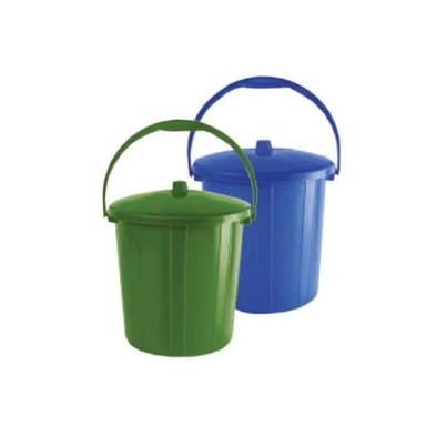 Blue/Green Pedal Plastic Dustbin