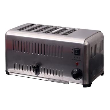 Stainless Steel 6 Slice Commercial Toaster Machine