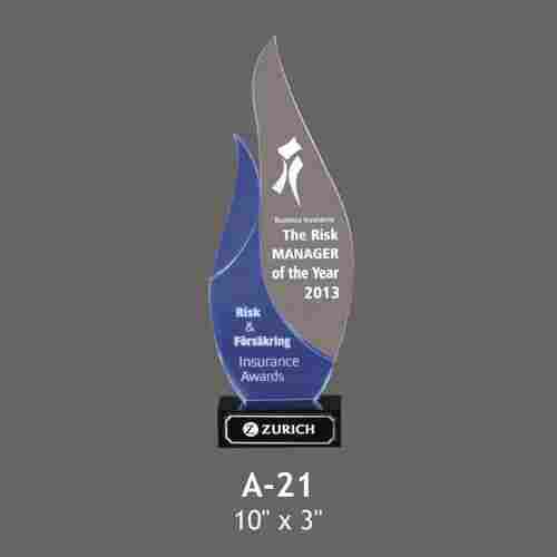 A21 Stylish Acrylic Trophy