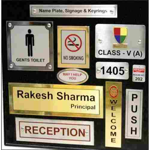 SS Name Plates