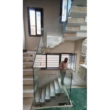 Easily Assembled Stainless Steel Toughened Glass Railing