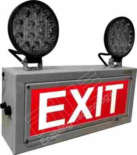 Fine Industrial Emergency Light With LED Exit Back Light Sign
