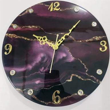 Purple Elegant Designer Wall Clock