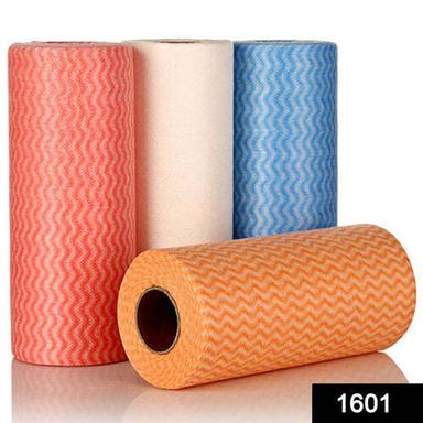 NON WOOVEN FABRIC DISPOSABLE HANDY WIPE CLEANING CLOTH ROLL