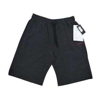 Multicolour Mens Black Polyester French Track Shorts