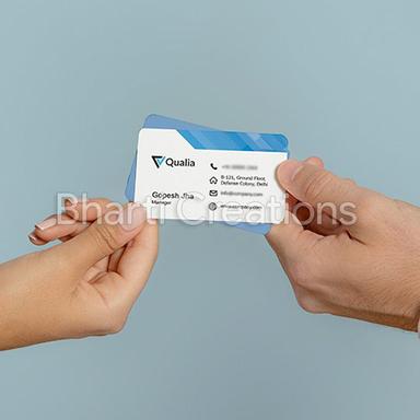 Multicolor Embossed Pvc Visiting Card
