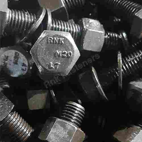 Full Thread Bolt With 1 Nut GR L7/7 With 2 Plain Washer