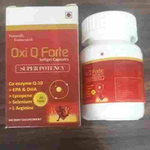 Coenzyme Q10 Omega3 Fatty Acid Lycopene Selenium Soft Gel Capsules