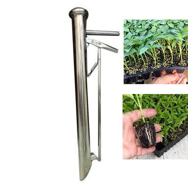 Gray Flap Type Vegetable Transplanter In Ss (Stainless Steel)