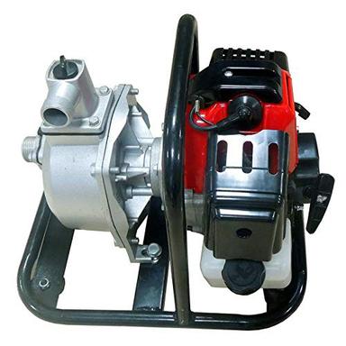 Red & Black Agricultural 1Hp Water Pump With Tu26 Petrol Engine (1 X 1 Inch)