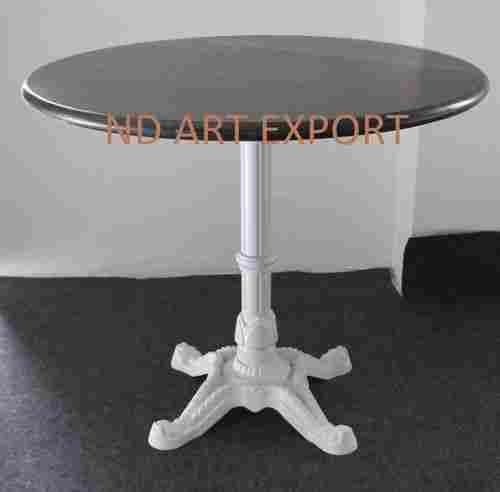 Round Outdoor Marble Garden Dining Table