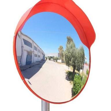 Red Road Safety Convex Mirror