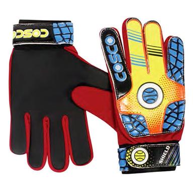 Multicolor Shield Football Keeper Gloves