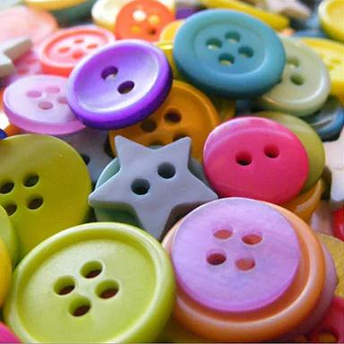 Plastic Fancy Shaped Buttons