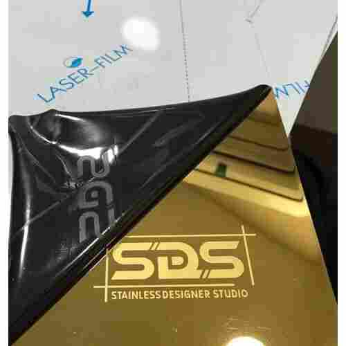 Stainless Steel Gold PVD TI Color Coated Sheet By SDS