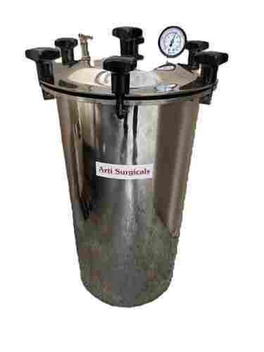 Vertical Portable Autoclave 37 ltr 12x20 single wall