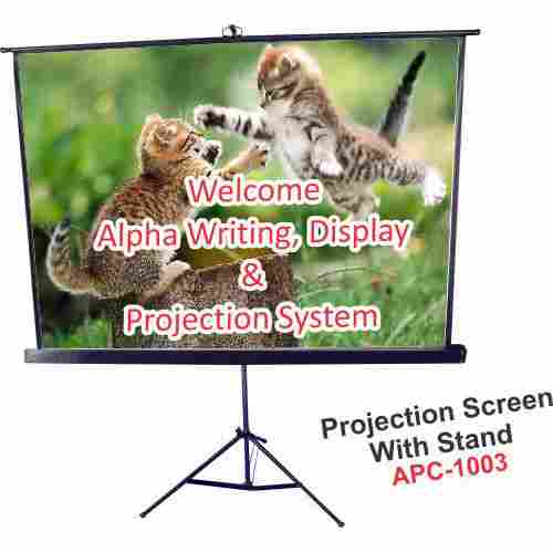 projecter  screen with stand
