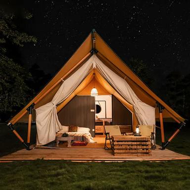 As Per Requirement Outdoor Desert Camping Glamping Canvas Safari House Resort Tent