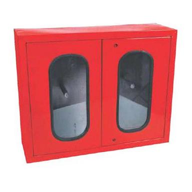 Red Wall Mounted Fire Hose Box