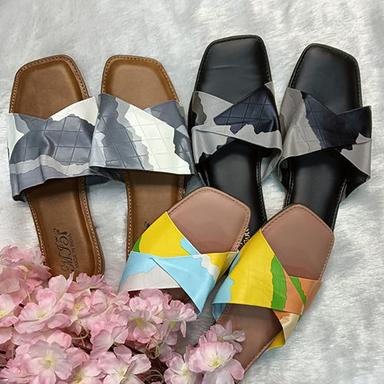 Multicolor Ladies Fancy Sandals