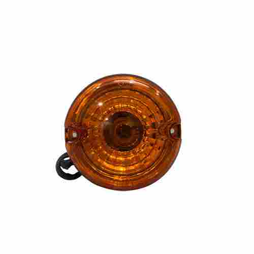 Round Front Direction Indicator with Position Lamp (Amber) With Bulb