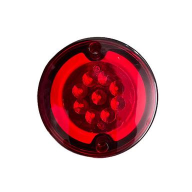 Red Led Round Tail Lamp (Red) With Drl