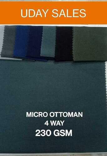 Micro Ottoman Lycra Knitted Fabric