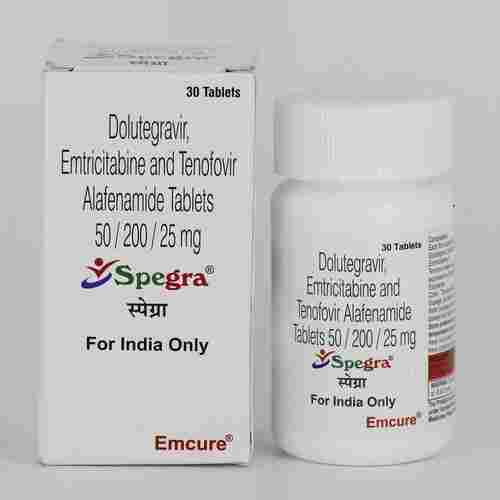 Dolutegravir Emtricitabine and Tenofovir Alafenamide Tablets