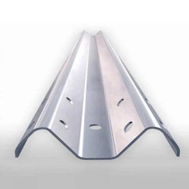 Silver Metal Road Safety Barrier