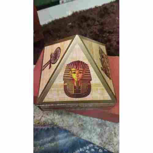 Vastu Pyramid 6 Inch Wooden Cash Box