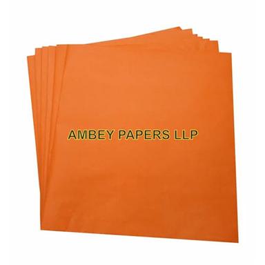 Dark Orange Colour Tissue Paper Size: Different Size