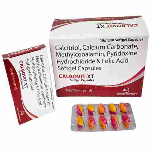 Calcitriol Calcium Carbonate Hydrochloride And Folic Acid Softgel Capsules