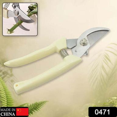 STAINLESS STEEL PRUNING SHEARS WITH SHARP (0471)
