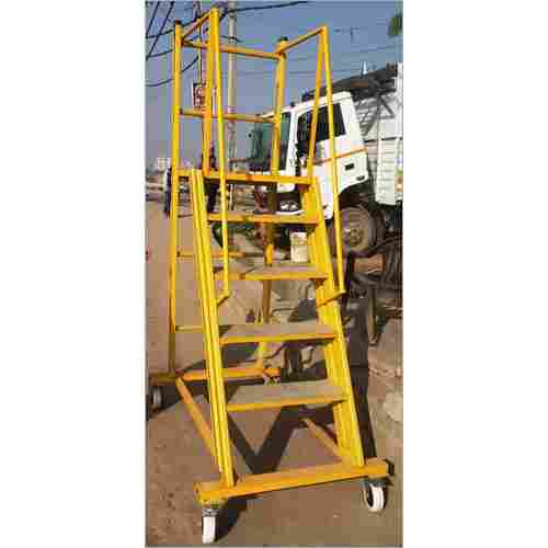 FRP Trolly Ladder  Yellow