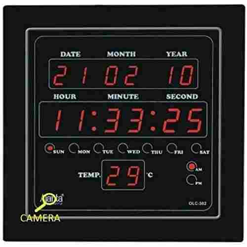2MP Ultra HD  Ajanta Digital Wall Clock Camera